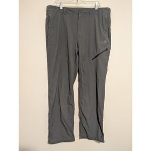 The North Face Pants Men's 38 X 30 Gray Nylon Hiking Outdoor Cargo Zip Pockets